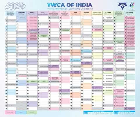 YWCA Year Planner